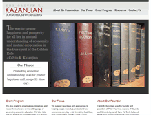 Tablet Screenshot of kazanjian.org